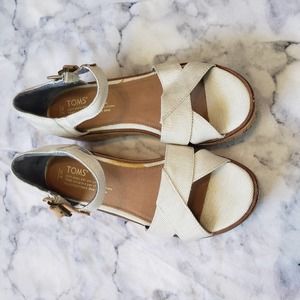 Tom's Harper wedge sandals